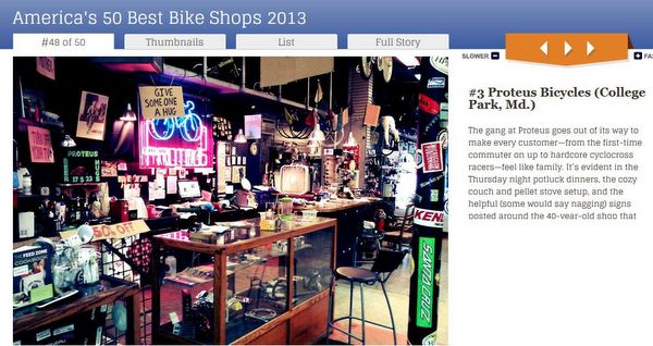 proteus spinning bike