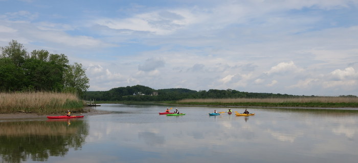 kayakers on the Patuxent River
