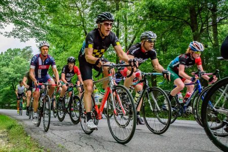 Road Cycling Race in Greenbelt Park, Photo by Trish Newberg