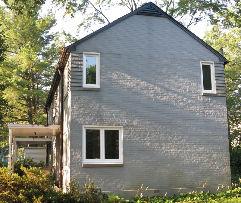 Brick Side View in Greenbelt Homes Inc