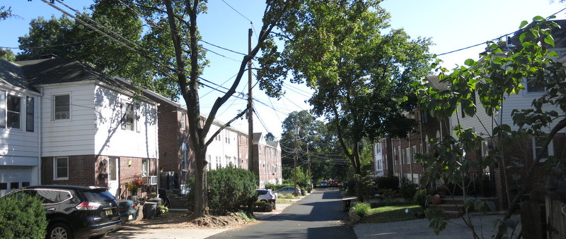 Streets and homes of Radburn, NJ