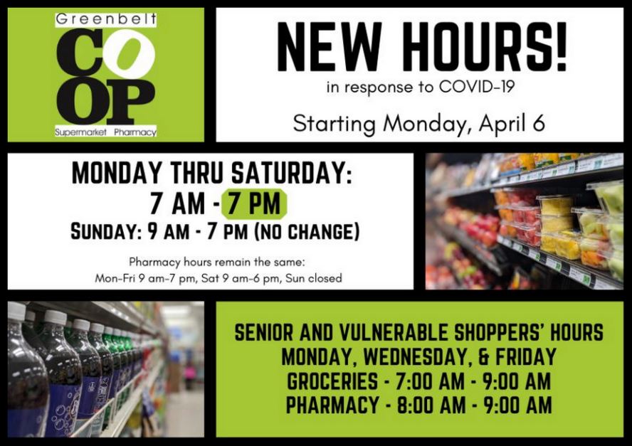 COOP HOURS001 Greenbelt Online