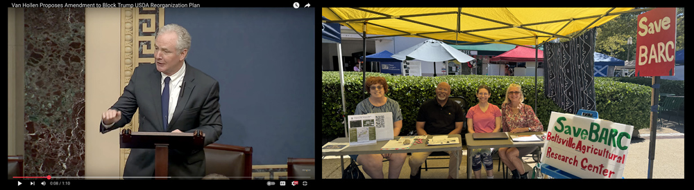 August 2025 discussions of BARC in Senate and at Labor Day festival