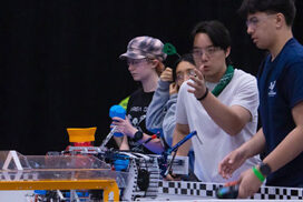 ERHS students at 2026 robotics world championship
